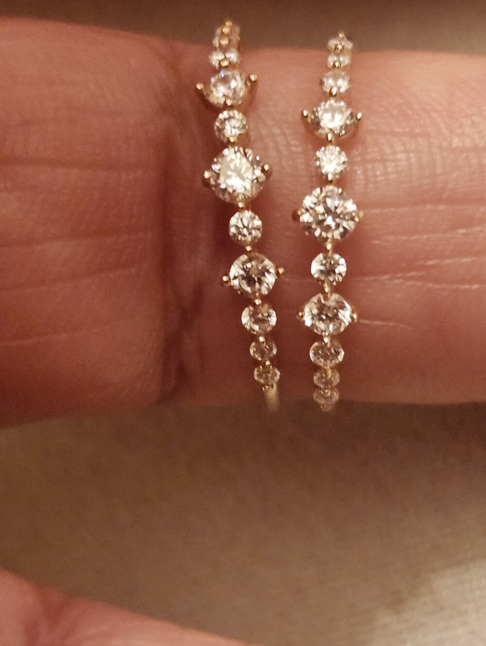 10kt  Ring  Two Ring Size 7 - Picture 7 of 10